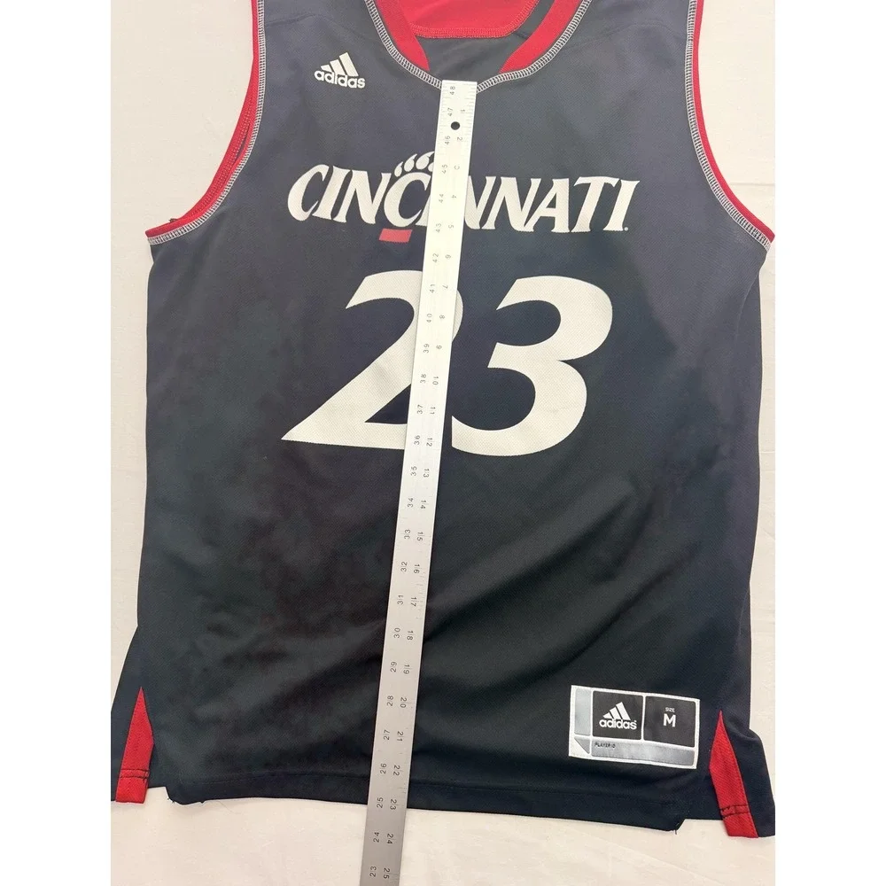 Cincinnati Bearcats Jersey‎ Mens Medium Black NCAA Basketball Adidas 23